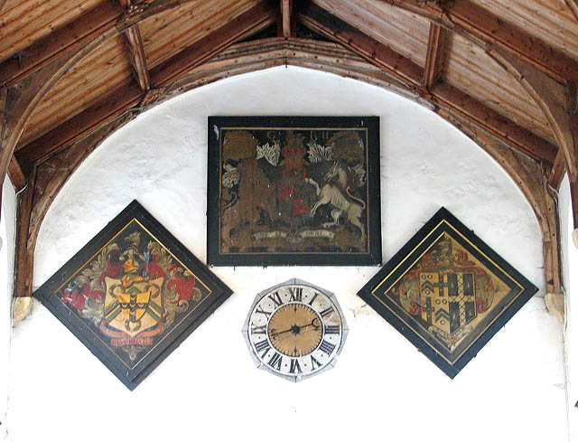 Historic hatchments at St Mary's Church, Long Stratton