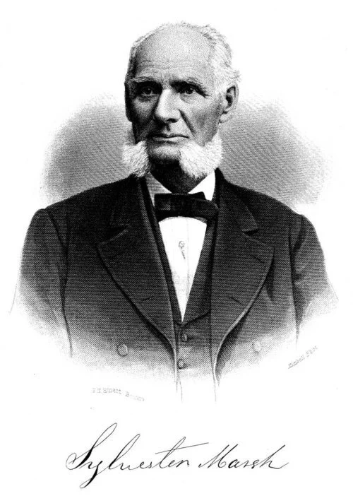 Portrait of inventor Sylvester Marsh